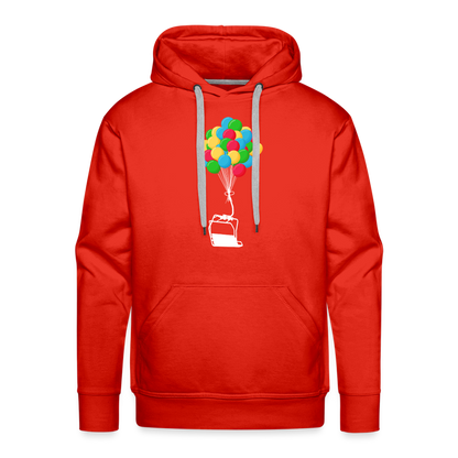 SnowBrains "Balloon Chair" Men’s Premium Hoodie - red