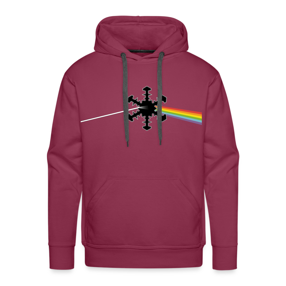 SnowBrains "Dark Side of the Snow" Men’s Hoodie - burgundy