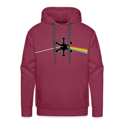 SnowBrains "Dark Side of the Snow" Men’s Hoodie - burgundy