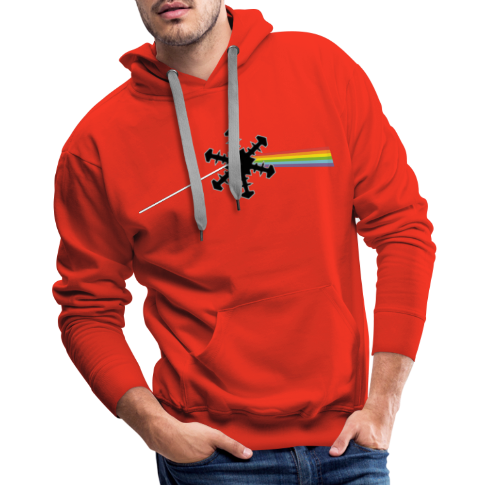 SnowBrains "Dark Side of the Snow" Men’s Hoodie - red