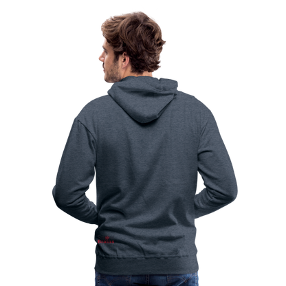 SnowBrains "Dark Side of the Snow" Men’s Hoodie - heather denim