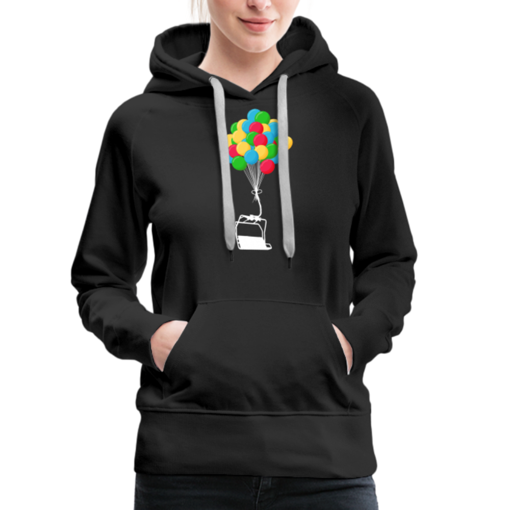 SnowBrains "Balloon Chair" Women’s Premium Hoodie - black