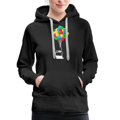 SnowBrains "Balloon Chair" Women’s Premium Hoodie - black