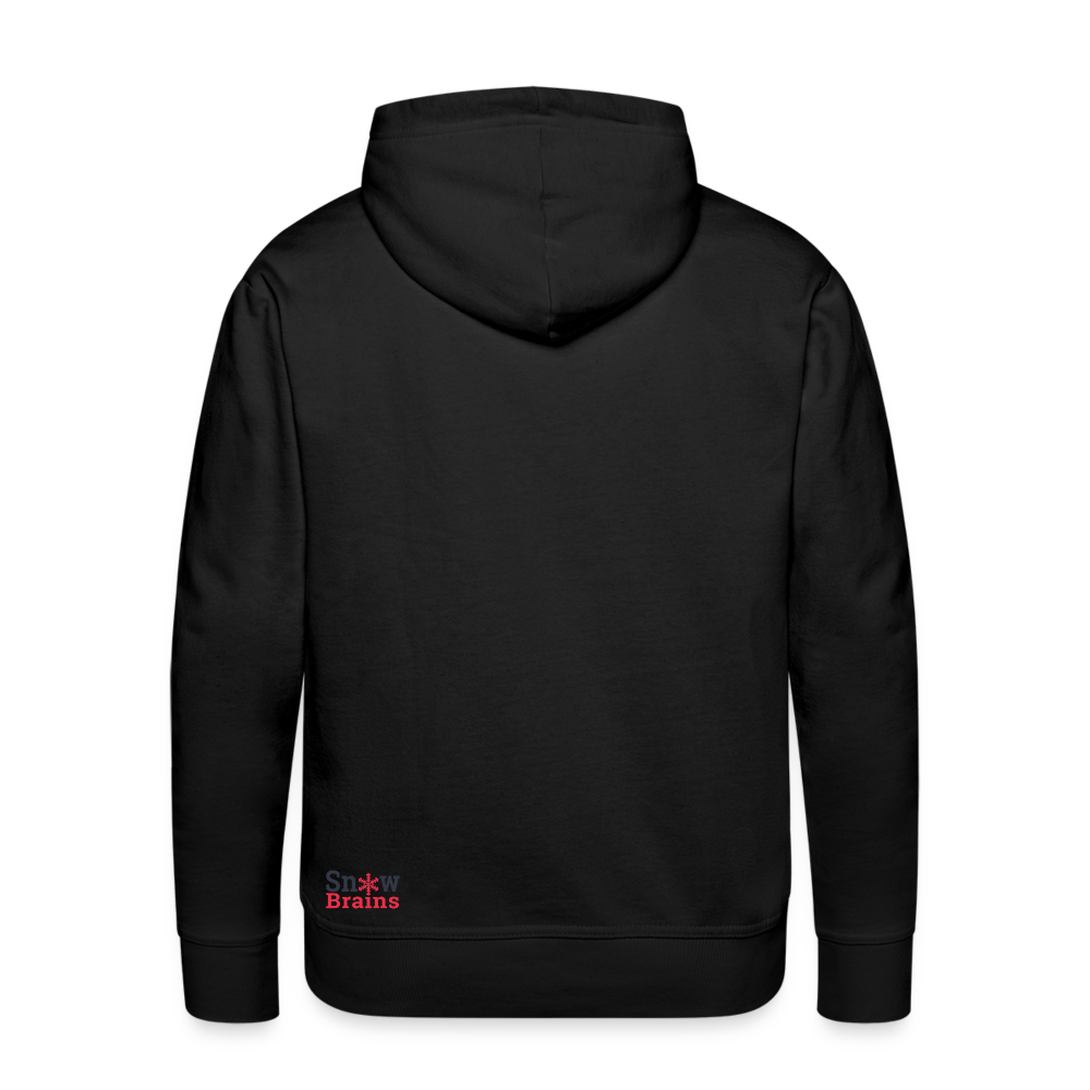 SnowBrains "Dark Side of the Snow" Men’s Hoodie - black