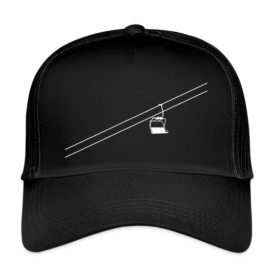 SnowBrains "Chairlift" Eco Trucker Cap - black/black