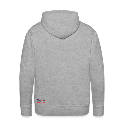 SnowBrains "Dark Side of the Snow" Men’s Hoodie - heather grey