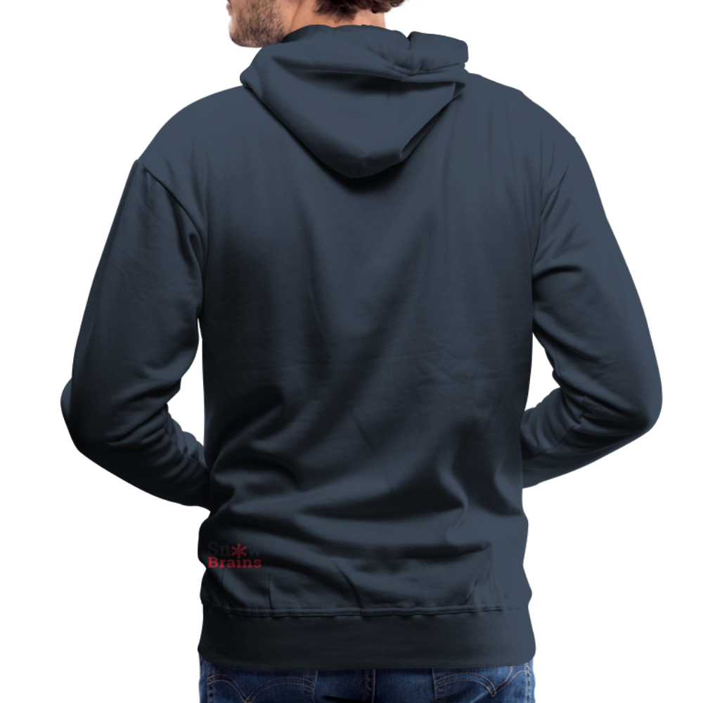 SnowBrains "Dark Side of the Snow" Men’s Hoodie - navy