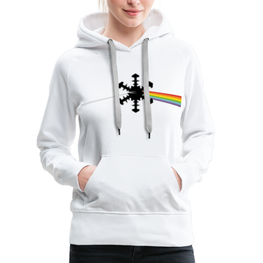 SnowBrains Dark Side of the Snow Women’s Hoodie - white