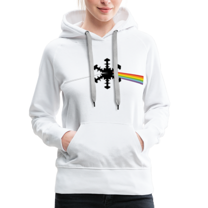 SnowBrains Dark Side of the Snow Women’s Hoodie - white