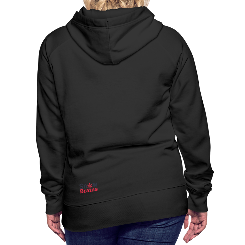 SnowBrains 'Chairlift' Women’s Premium Hoodie - black