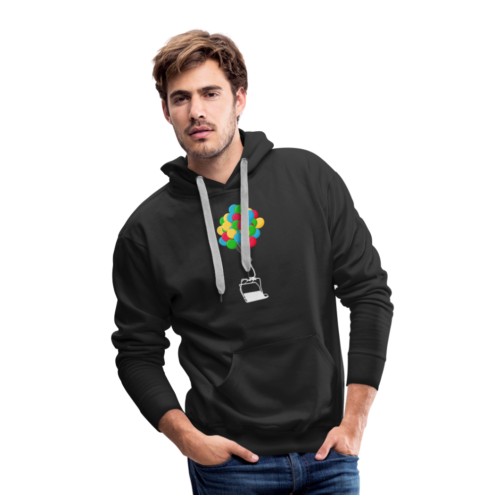 SnowBrains "Balloon Chair" Men’s Premium Hoodie - black