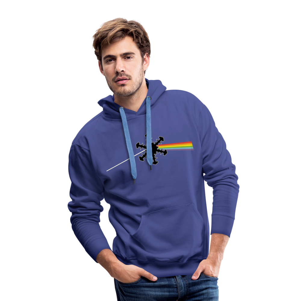 SnowBrains "Dark Side of the Snow" Men’s Hoodie - royal blue