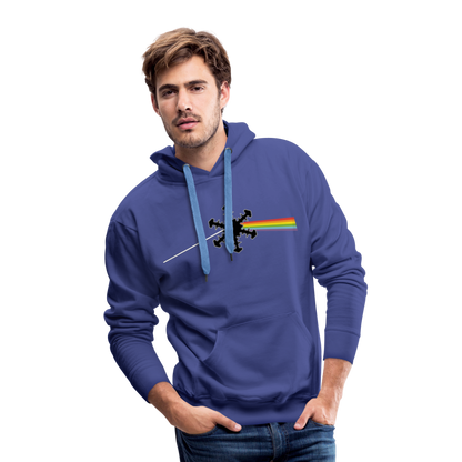 SnowBrains "Dark Side of the Snow" Men’s Hoodie - royal blue