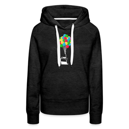 SnowBrains "Balloon Chair" Women’s Premium Hoodie - charcoal grey