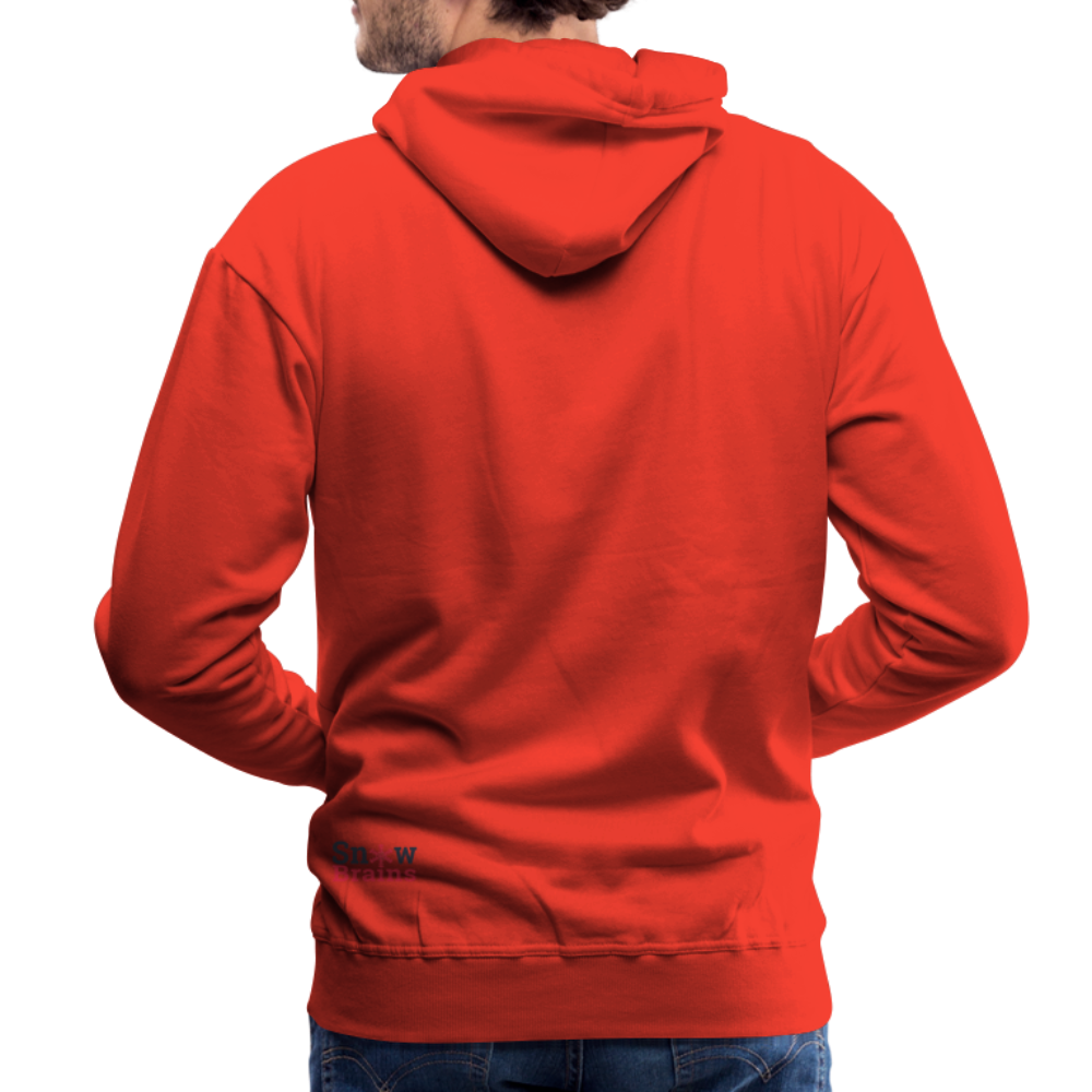 SnowBrains 'Chairlift' Men’s Premium Hoodie - red