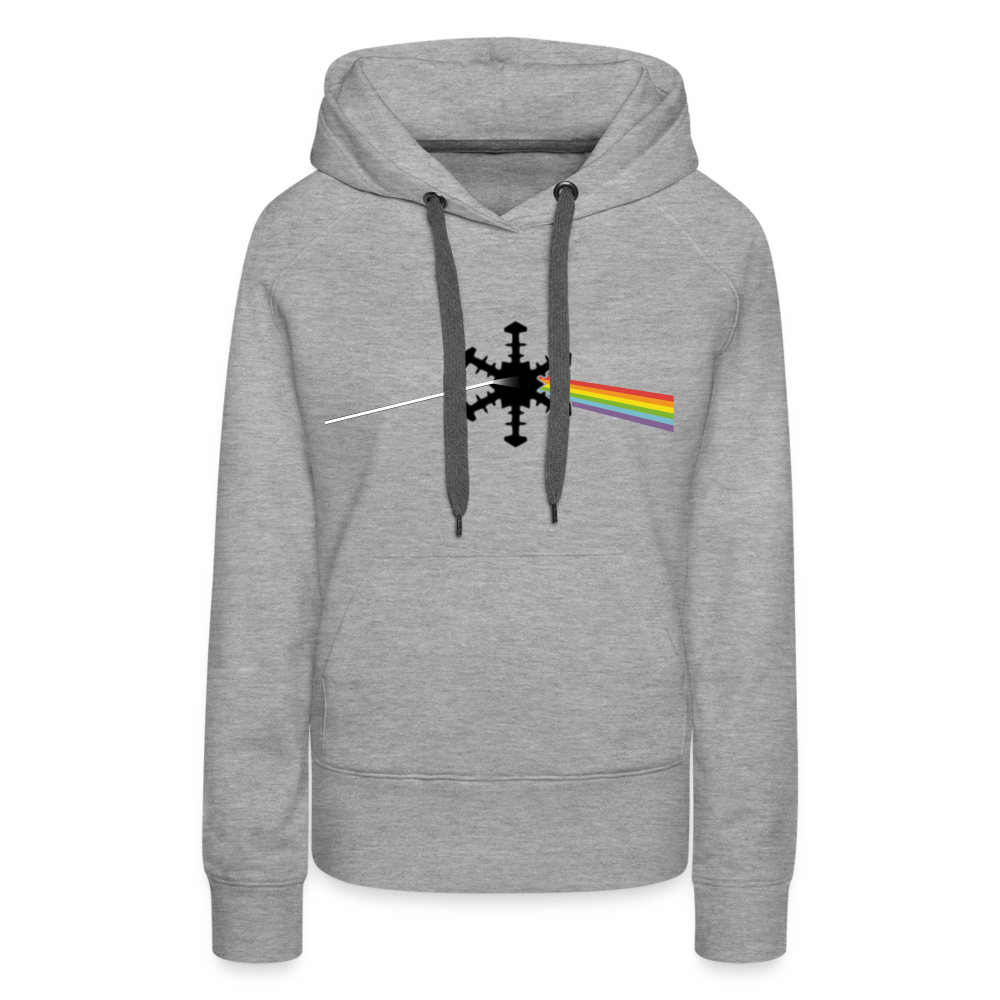 SnowBrains Dark Side of the Snow Women’s Hoodie - heather grey