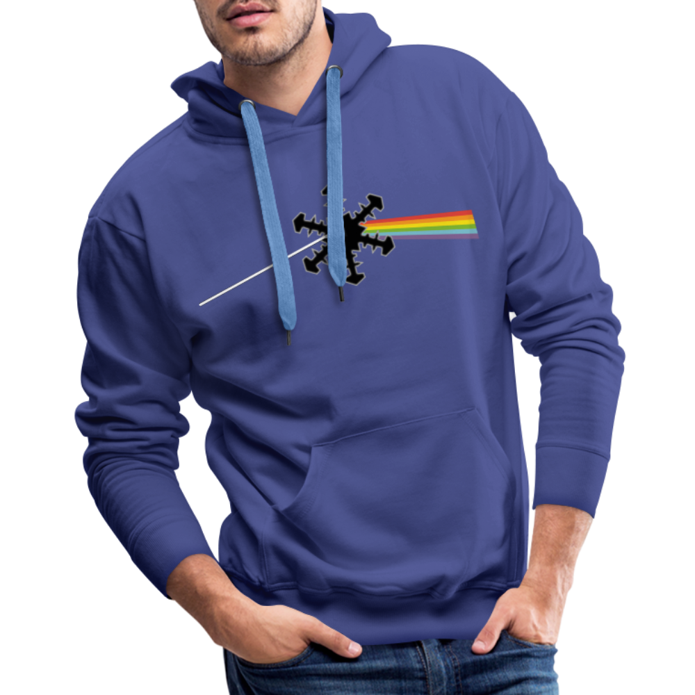 SnowBrains "Dark Side of the Snow" Men’s Hoodie - royal blue