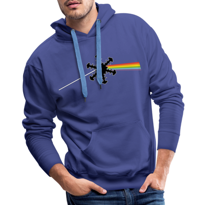 SnowBrains "Dark Side of the Snow" Men’s Hoodie - royal blue