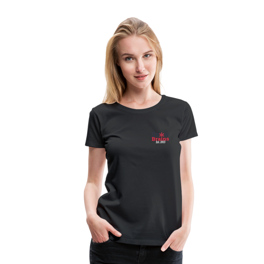 Women’s Premium Snowbrains T-Shirt - black