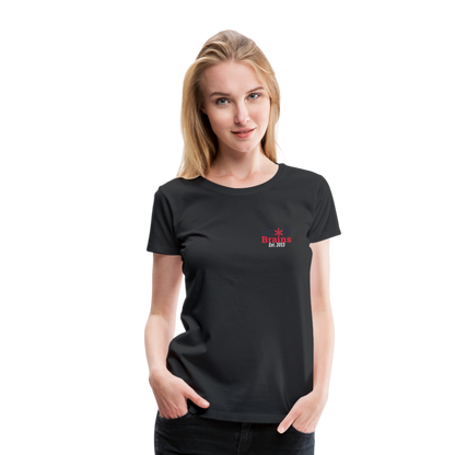 Women’s Premium Snowbrains T-Shirt - black