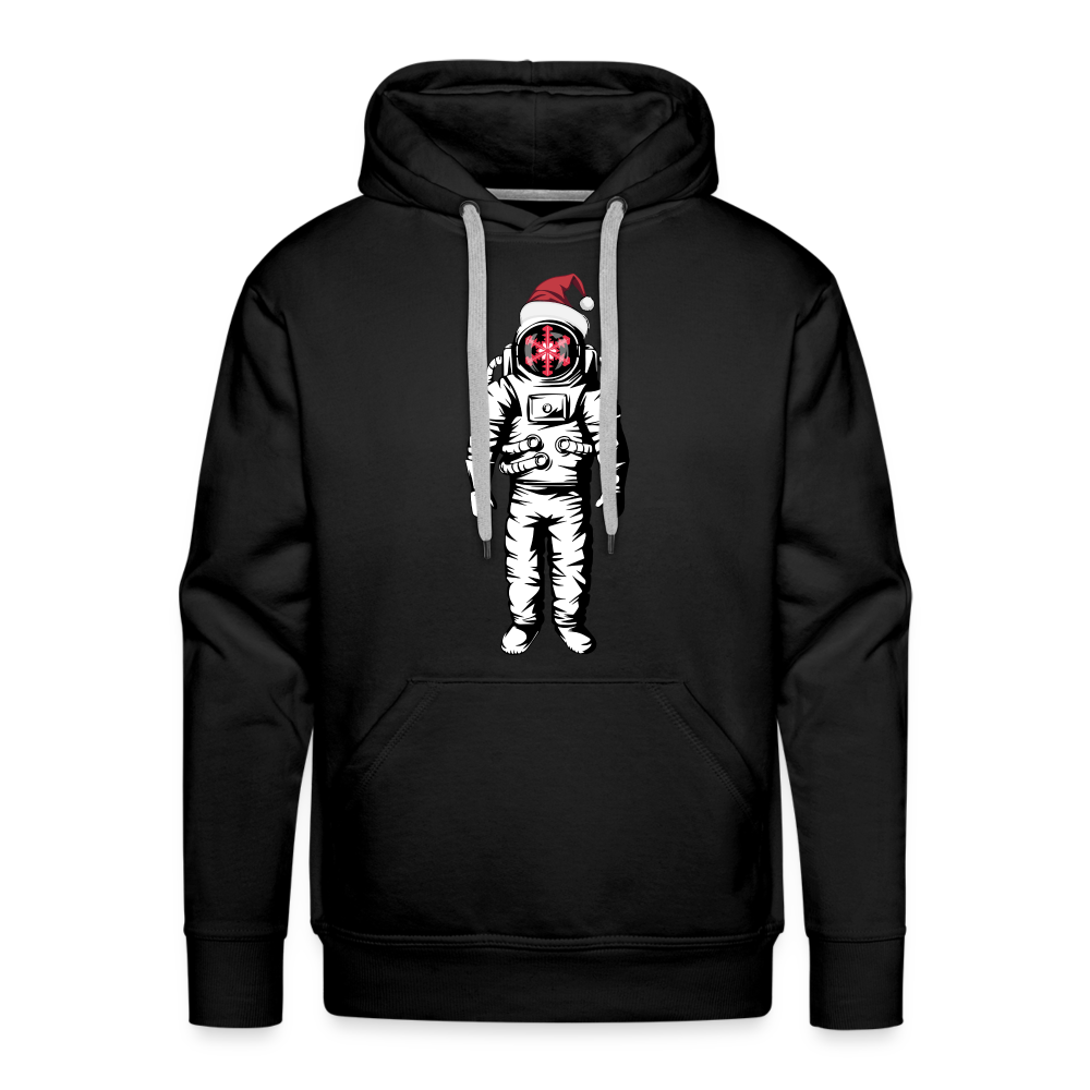 SnowBrains Santa Astronaut Men's Hoodie - black