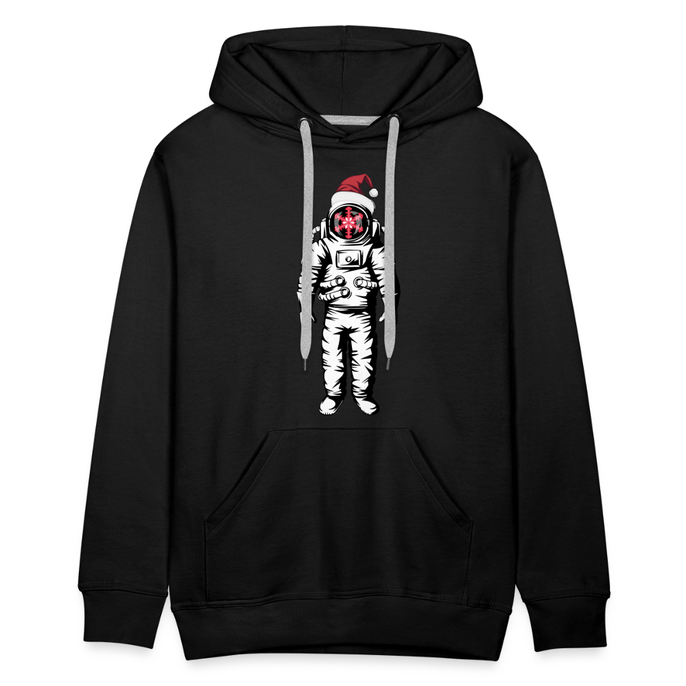 SnowBrains Santa Astronaut Men's Hoodie - black