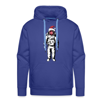 SnowBrains Santa Astronaut Men's Hoodie - royal blue