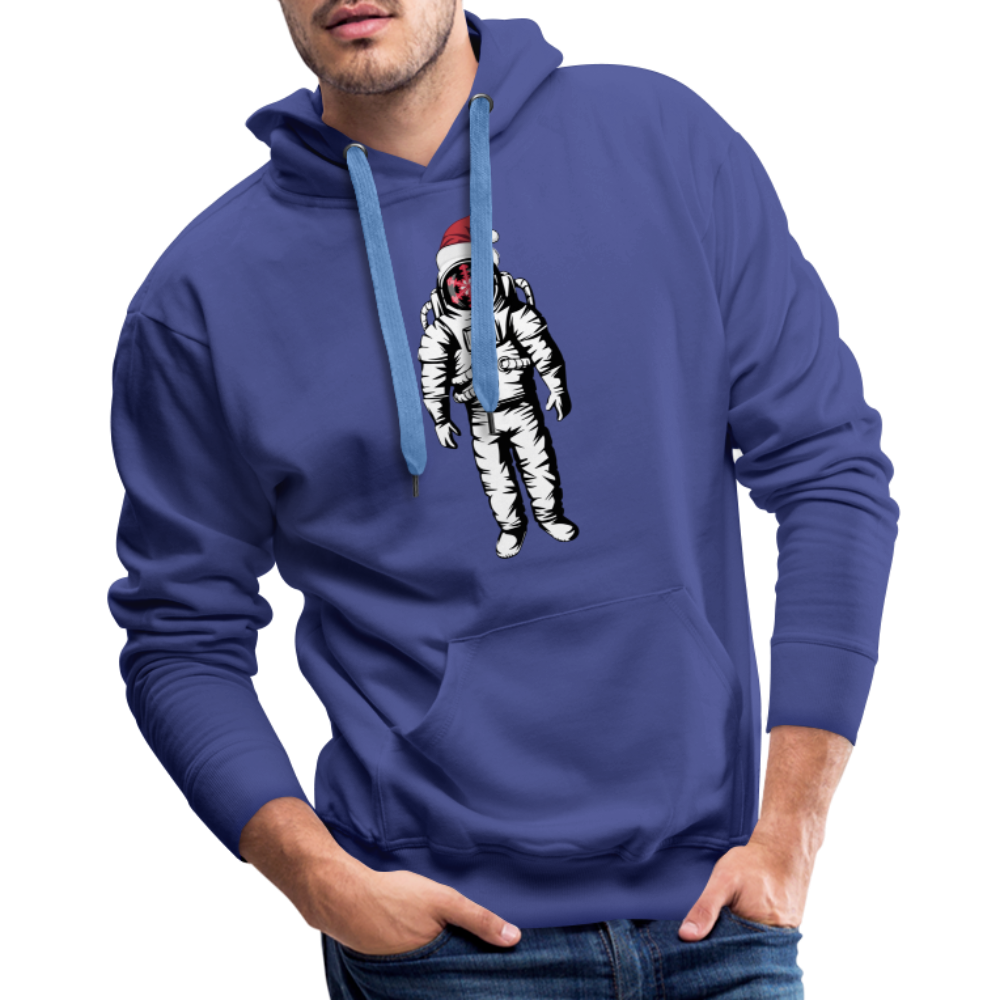 SnowBrains Santa Astronaut Men's Hoodie - royal blue