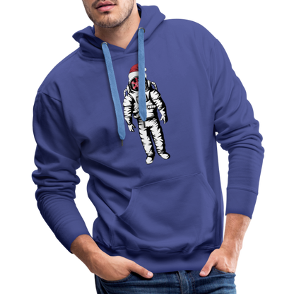 SnowBrains Santa Astronaut Men's Hoodie - royal blue