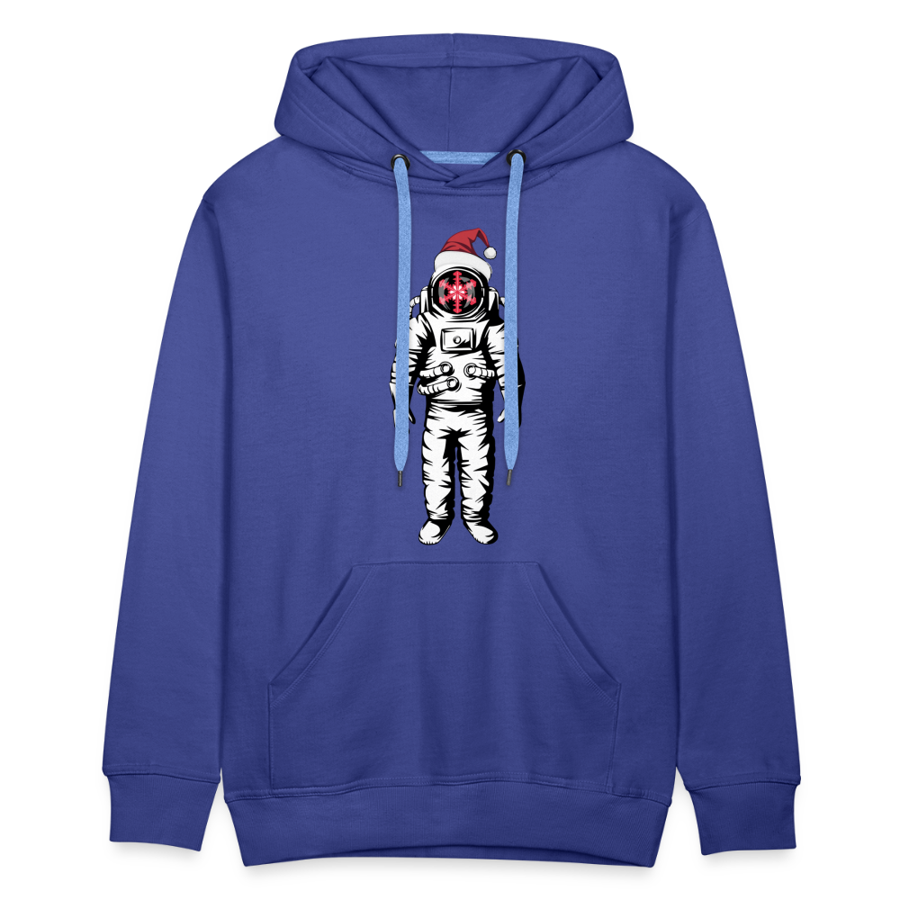 SnowBrains Santa Astronaut Men's Hoodie - royal blue