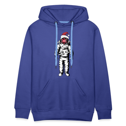 SnowBrains Santa Astronaut Men's Hoodie - royal blue