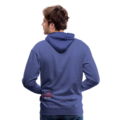 SnowBrains Santa Astronaut Men's Hoodie - royal blue