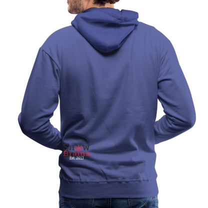 SnowBrains Santa Astronaut Men's Hoodie - royal blue