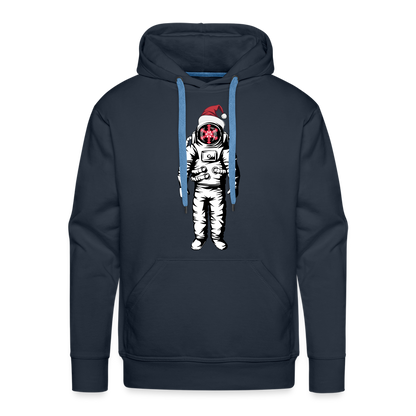 SnowBrains Santa Astronaut Men's Hoodie - navy