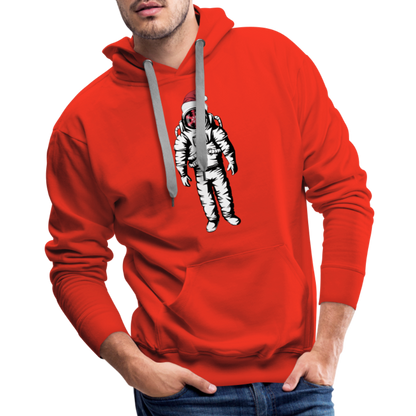 SnowBrains Santa Astronaut Men's Hoodie - red