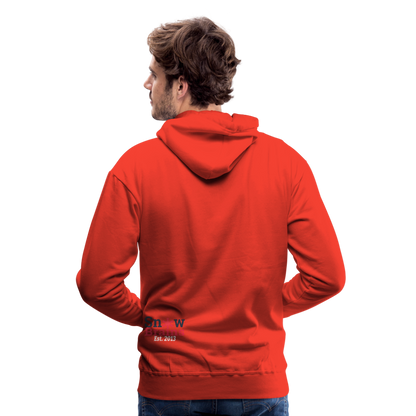 SnowBrains Santa Astronaut Men's Hoodie - red