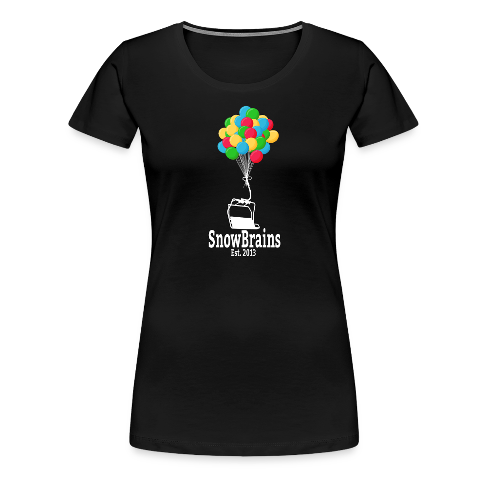 SnowBrains Balloon Chair Women's Premium T-Shirt - black