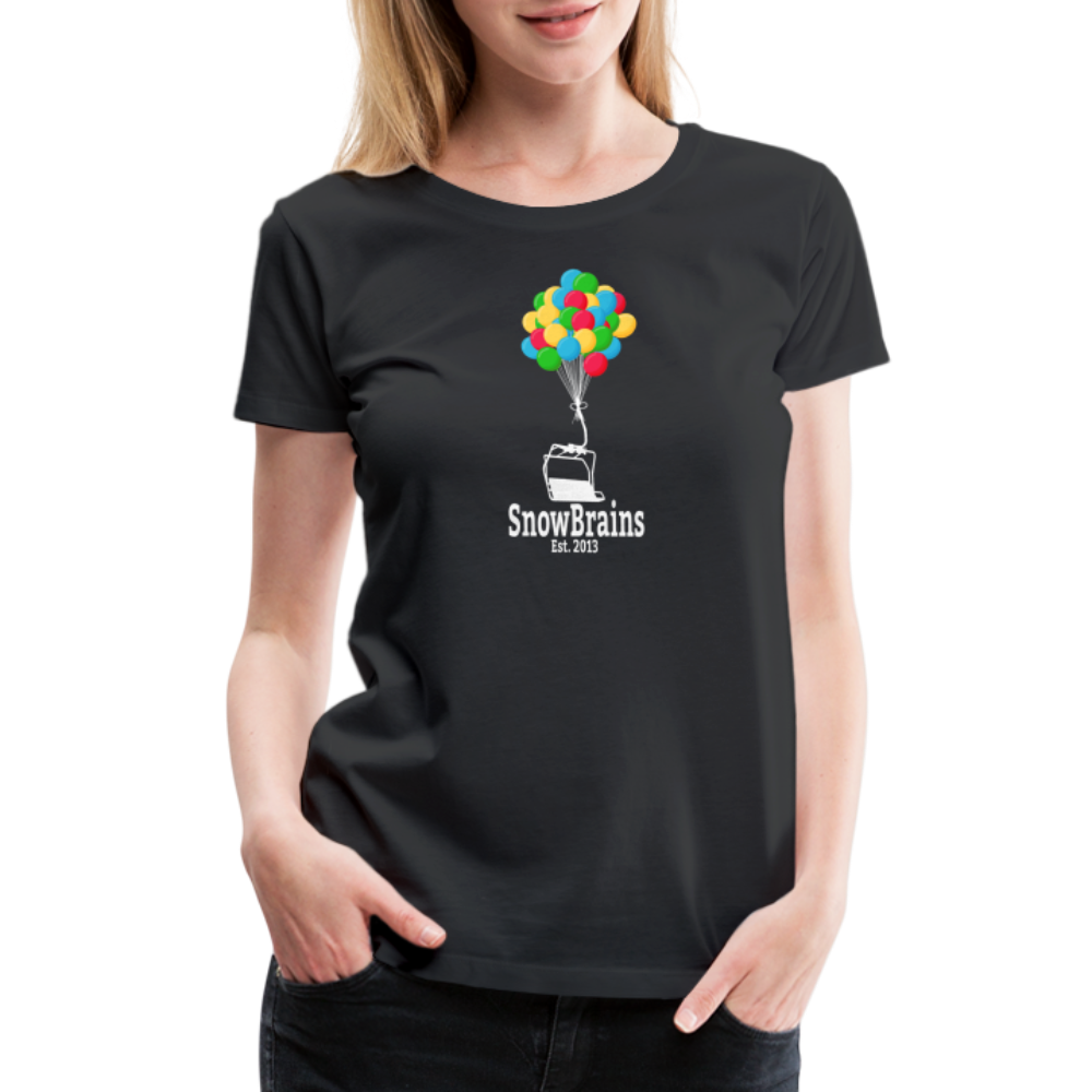 SnowBrains Balloon Chair Women's Premium T-Shirt - black