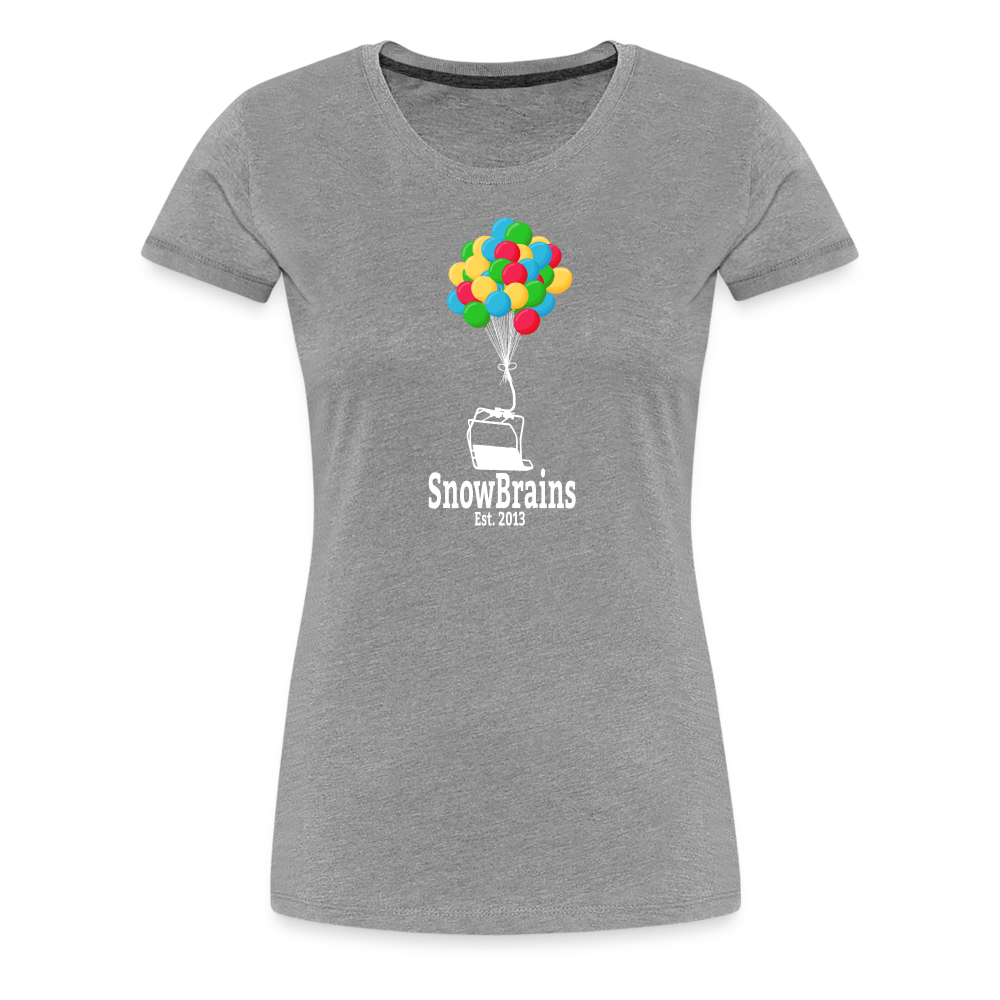 SnowBrains Balloon Chair Women's Premium T-Shirt - heather gray