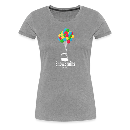 SnowBrains Balloon Chair Women's Premium T-Shirt - heather gray