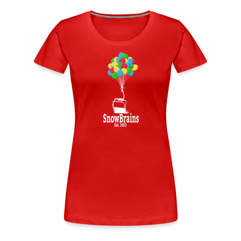 SnowBrains Balloon Chair Women's Premium T-Shirt - red