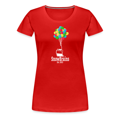 SnowBrains Balloon Chair Women's Premium T-Shirt - red