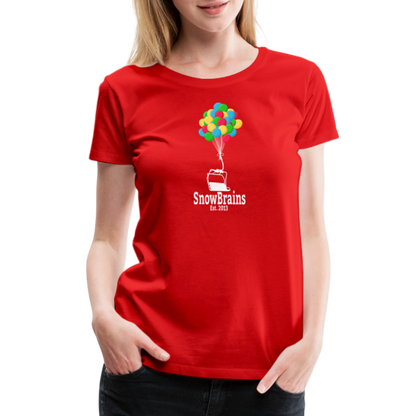 SnowBrains Balloon Chair Women's Premium T-Shirt - red