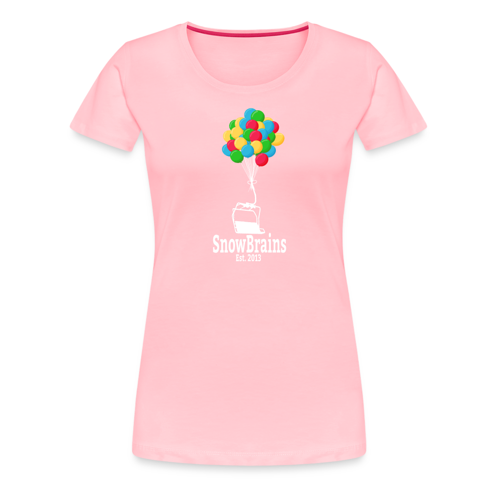 SnowBrains Balloon Chair Women's Premium T-Shirt - pink