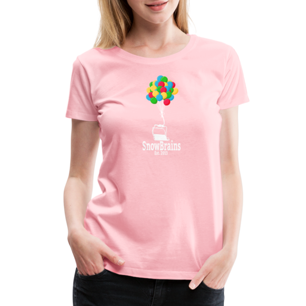 SnowBrains Balloon Chair Women's Premium T-Shirt - pink