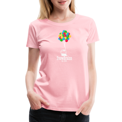 SnowBrains Balloon Chair Women's Premium T-Shirt - pink