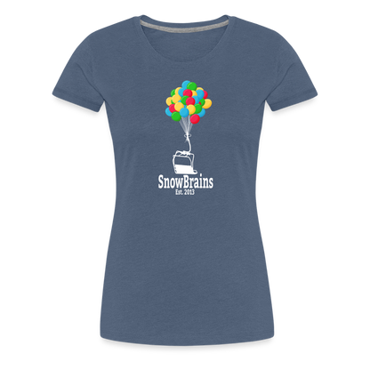 SnowBrains Balloon Chair Women's Premium T-Shirt - heather blue