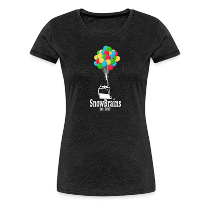 SnowBrains Balloon Chair Women's Premium T-Shirt - charcoal grey