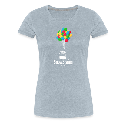 SnowBrains Balloon Chair Women's Premium T-Shirt - heather ice blue