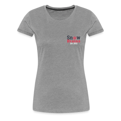 SnowBrains Women’s Premium T-Shirt - heather gray